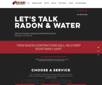 HSwradon.com(Radon Mitigation CT) Screenshot