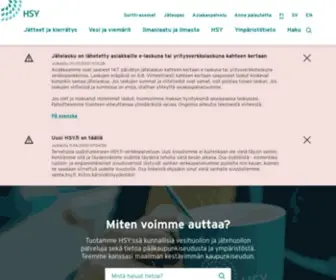 HSY.fi(Etusivu) Screenshot
