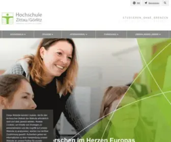 HSZG.de(Praxisnah und familiär Studieren und Forschen im Dreiländereck) Screenshot