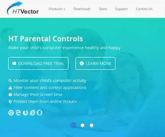 HT-Vector.com(Best Parental Control Software and Time Tracking Tools) Screenshot