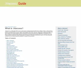 Htaccess-Guide.com(Htaccess) Screenshot