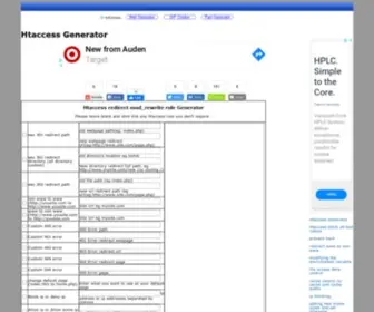 Htaccessredirect301.com(Htaccess) Screenshot