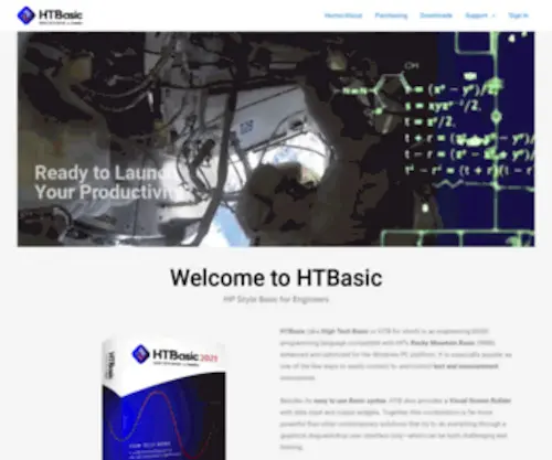 Htbasic.com(HP Style Basic for Engineers) Screenshot