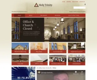HTCCD.org(Holy Trinity Catholic Church) Screenshot