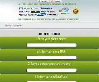 Htconlineunlock.net(Unlock any Phone for the Lowest Price Anywhere) Screenshot