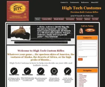 Htcustoms.com(High Tech Custom Rifles) Screenshot