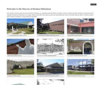 Htdioceseschools.org(Diocese of Houma) Screenshot