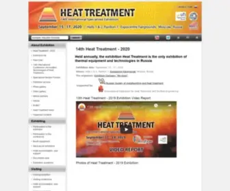 Htexporus.com(Heat Treatmentth International Specialized Exhibition on heat treatment technologies and equipment) Screenshot