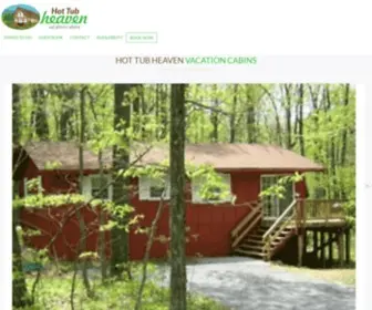 HThva.com(Hot Tub Heaven Vacation Cabins) Screenshot