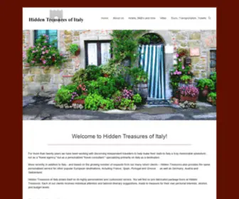 Htitaly.com(Hidden Treasures of Italy) Screenshot