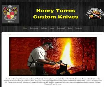 HTknives.com(Henry custom knives) Screenshot