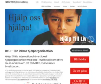 Htli.org(Hjälp Till Liv International) Screenshot