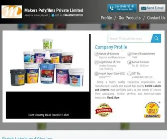 Htliml.com(Makers Polyfilms Private Limited) Screenshot