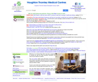 HTMC.co.uk(Haughton Thornley Medical Centres) Screenshot