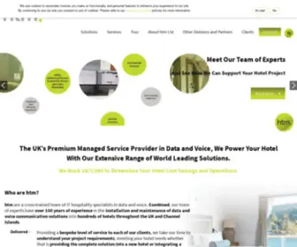HTM.co.uk(Hotel Technology Management (htm) Ltd) Screenshot