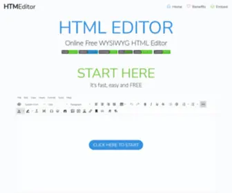 Htmeditor.com(HTML Editor) Screenshot