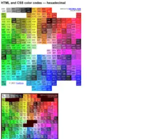 HTML-Color-Codes.com(Hexadecimal HTML Color Codes) Screenshot