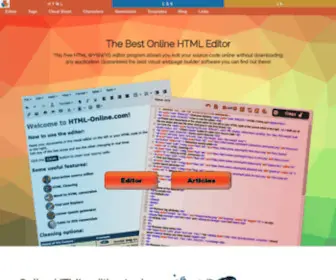 HTML-Online.com(Free Online HTML Editor and Cleaner) Screenshot