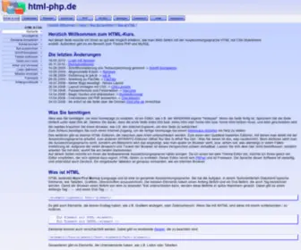 HTML-PHP.de(HTML bis PHP) Screenshot