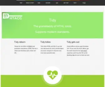 HTML-Tidy.org(HTML Tidy) Screenshot