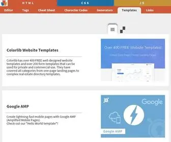 HTML5-Templates.com(Free and Simple HTML5 Templates) Screenshot