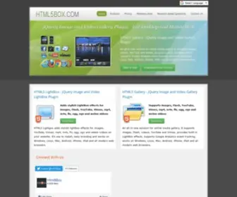 HTML5Box.com(JQuery Video Gallery Plugin) Screenshot
