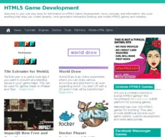 HTML5Gamedevelopment.com(HTML5 Game Development) Screenshot