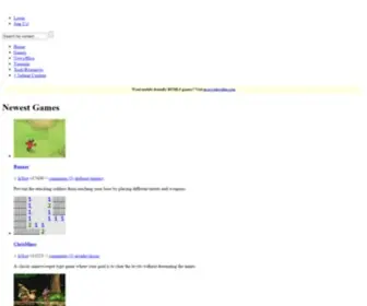 HTML5Gamers.com(HTML5 Games at HTML5Gamers.com) Screenshot
