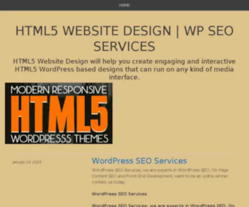 HTML5Websitedesign.co.uk(HTML5Websitedesign) Screenshot