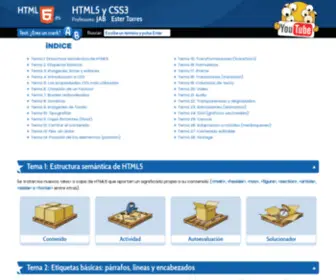 HTML6.es(HTML6 (HTML5 y CSS3)) Screenshot