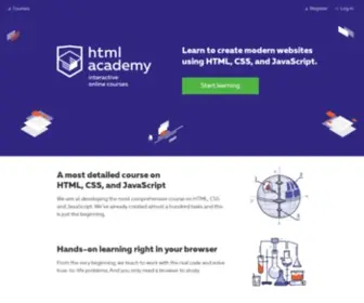 HTmlacademy.org(HTML Academy) Screenshot