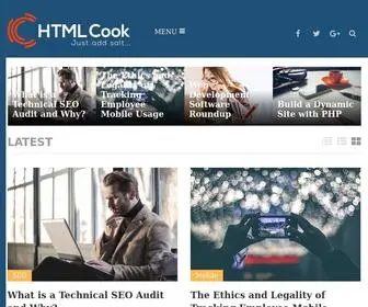 HTMlcook.com(HTML Cook) Screenshot