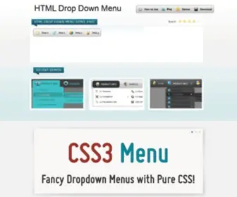 HTMLdropdownmenu.com(Free Jsp Drop Menu Sample Demo #965) Screenshot