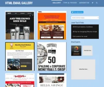 HTmlemailgallery.com(HTML Email Gallery) Screenshot