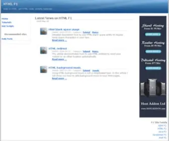 HTMLF1.com(HTMLF1) Screenshot
