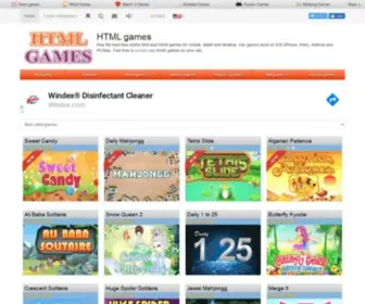HTMlgames.com(HTML5 Games) Screenshot