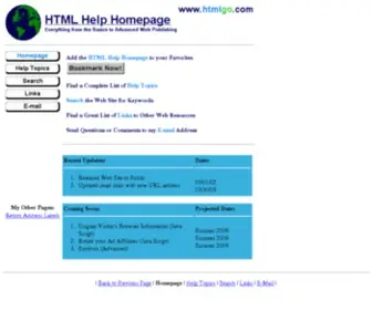 HTMlgo.com(HTML Help) Screenshot