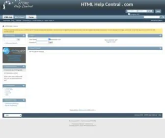 HTMlhelpcentral.com(HTML Help Central) Screenshot