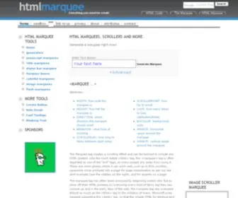 HTMlmarquee.com(HTML Marquee) Screenshot