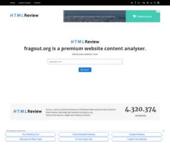 HTMlpagereview.com(WebSite Review & Rate) Screenshot