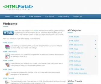 HTMlportal.net(Learnig HTML) Screenshot