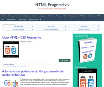 HTMLprogressivo.net(HTML Progressivo) Screenshot
