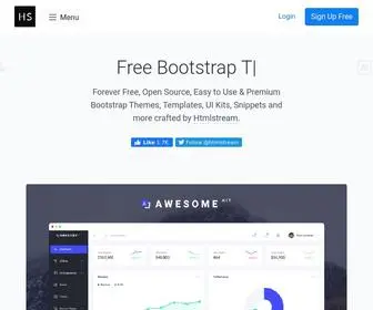 HTMLStream.com(Free Bootstrap Templates and Themes by Htmlstream) Screenshot