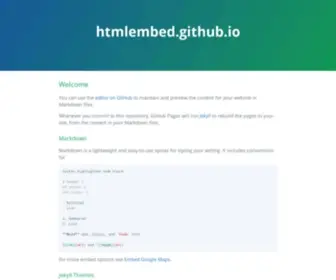 HTMlvideoembed.com(Html Video Embed) Screenshot