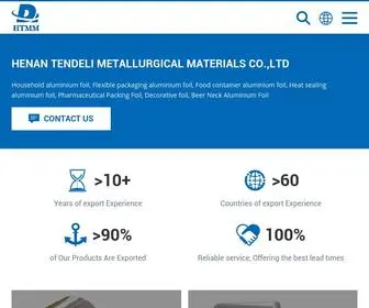 HTmmalufoil.com(Aluminium foil) Screenshot