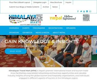 HTmnepal.com(Himalayan Travel Mart Himalayan Travel Mart) Screenshot