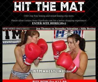 HTMwrestling.com(Mixed Boxing and Foxy Fights at Hit the Mat) Screenshot