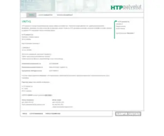 HTP-Palvelut.com(H.T.P Palvelut Oy) Screenshot