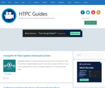 HTPcguides.com(Streamline your home media experience) Screenshot