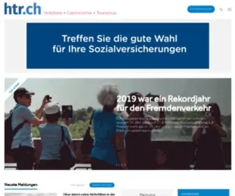 HTR.ch(Das newsportal der htr hotelrevue) Screenshot